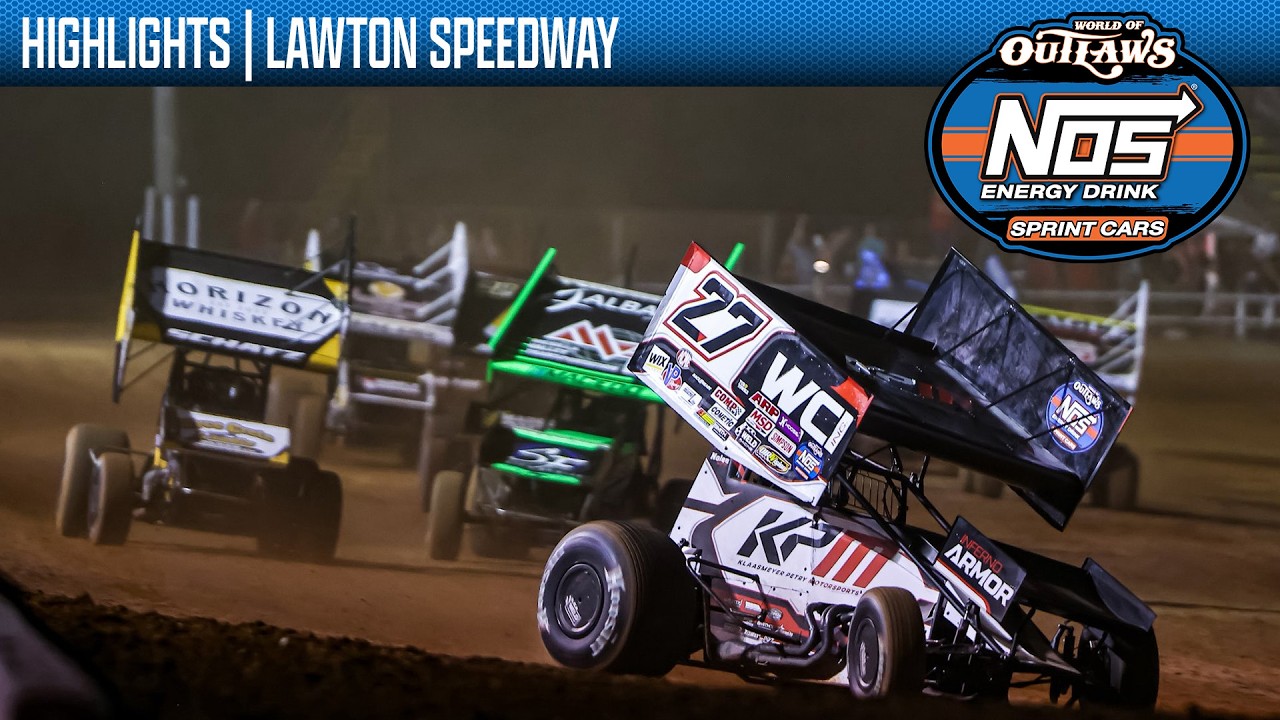 World of Outlaws NOS Energy Drink Sprint Cars | Lawton Speedway | March 20, 2026 | HIGHLIGHTS