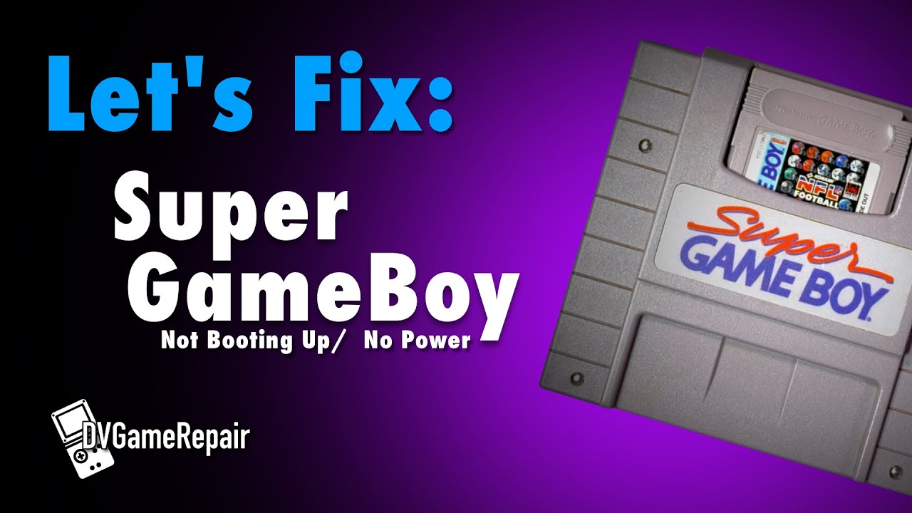 Fix It Friday: Super GameBoy