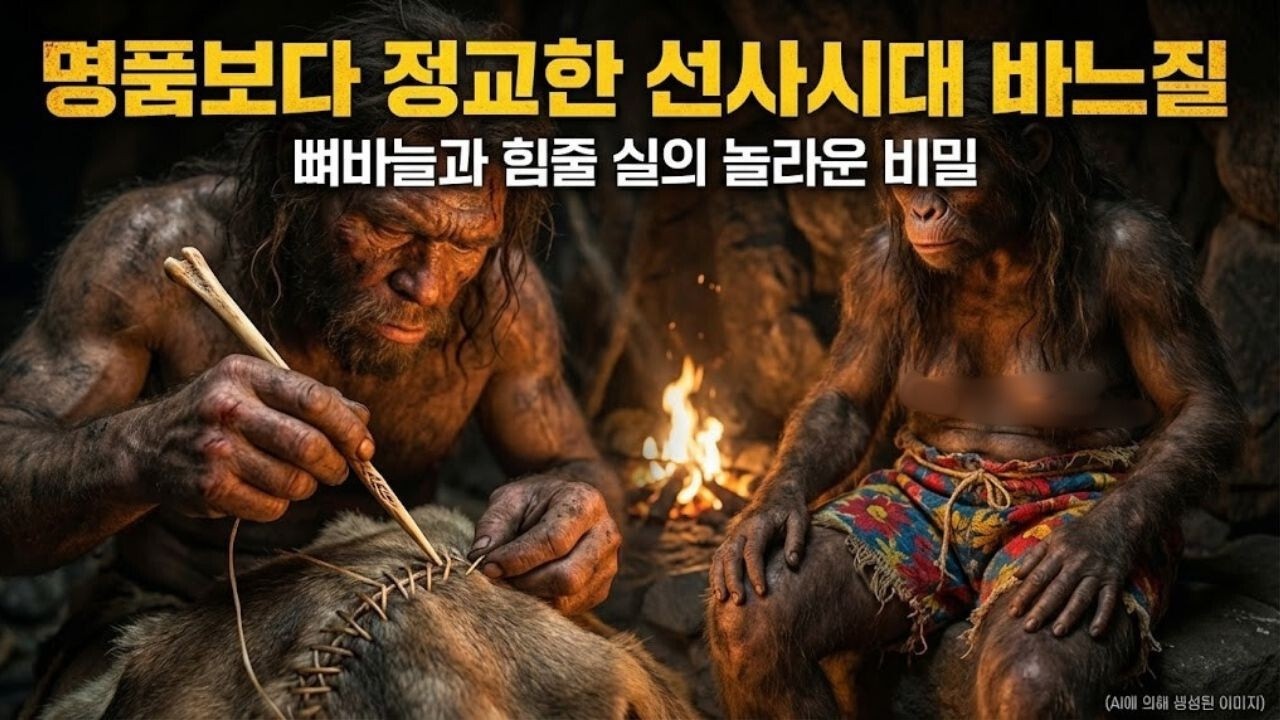바늘 하나가 세상을 바꿨다 4만 년 전, 영하 40도의 추위 속에서 조상들이 살아남은 충격적인 방법