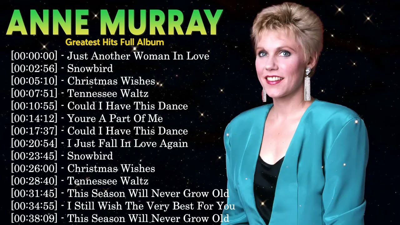 Full Album Anne Murray ｜ Soft rock and country pop love songs Top 20 collection