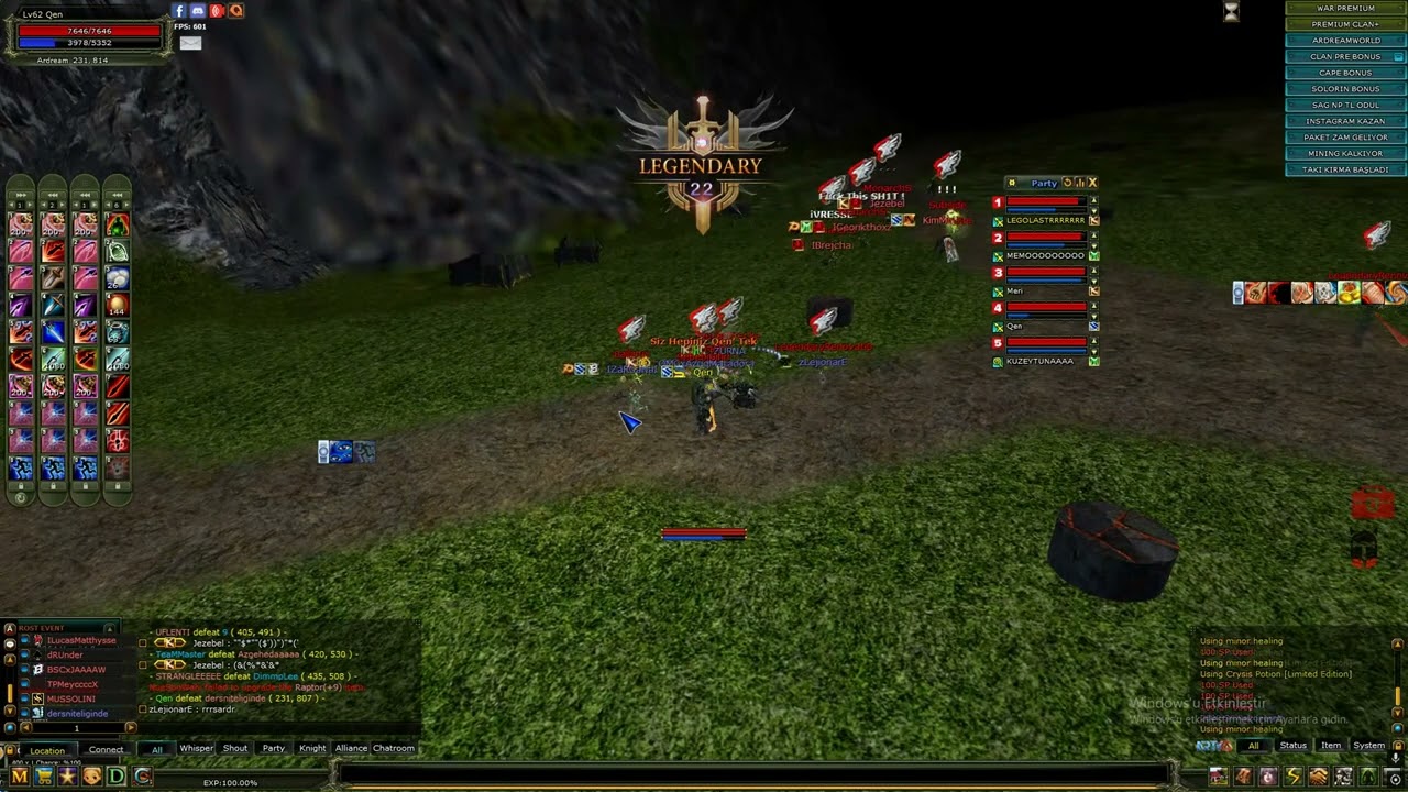 Başın Ağrısa Salla (MonarchS) #ardreamworld #knightonline #knightonlinepk #realko   #gmrgame