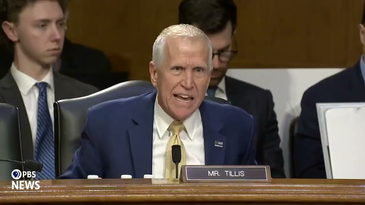 WATCH: Tillis blasts Noem for past animal killings, compares to 'bad decisions' in Minneapolis