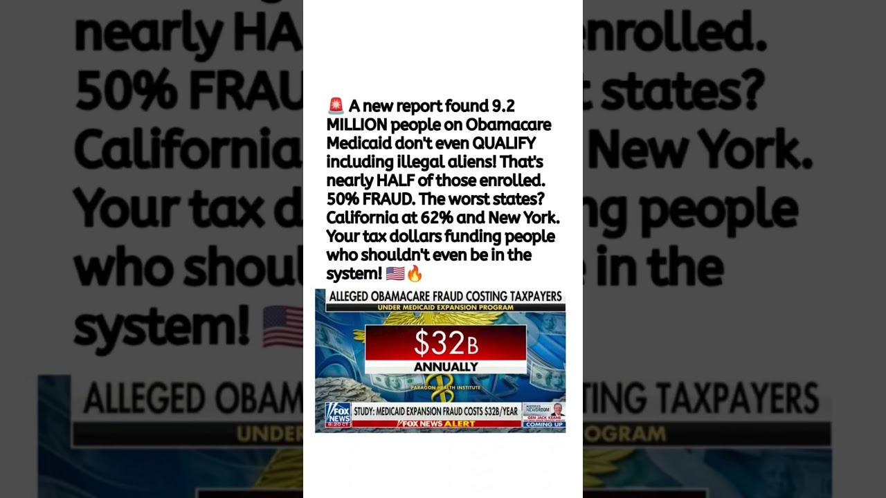 Obamacare Eligibility Report Sparks Medicaid Fraud Debate 🇺🇸
