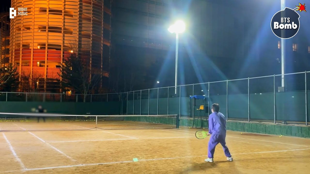 [BANGTAN BOMB] Jin's Tennis Practice - BTS (방탄소년단)