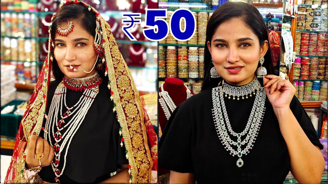 Charminar Original CZ Jewellery & Diamond Jewellery Ladbazar Wholesale Market Hyderabad