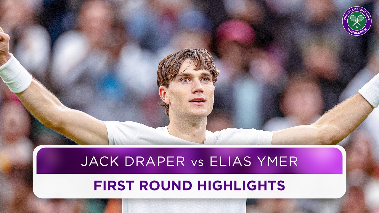 Five sets, under the lights 😍 | Jack Draper vs Elias Ymer | Highlights | Wimbledon 2024