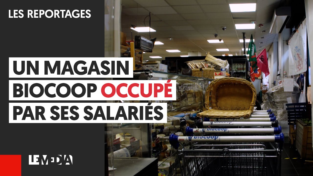 UN MAGASIN BIOCOOP OCCUPÉ PAR SES SALARIÉS