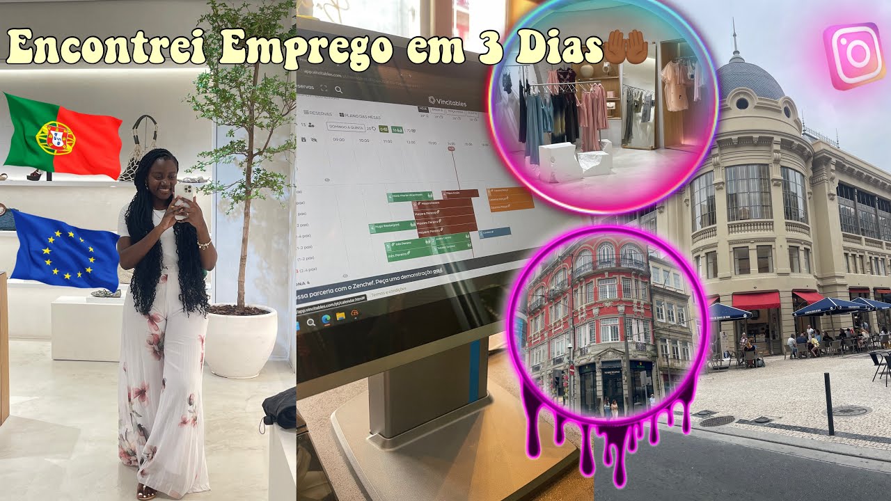CONSEGUI EMPREGO NO MEU TERCEIRO DIA EM PORTUGAL+DICAS🇵🇹🇪🇺|Bianca Magsun