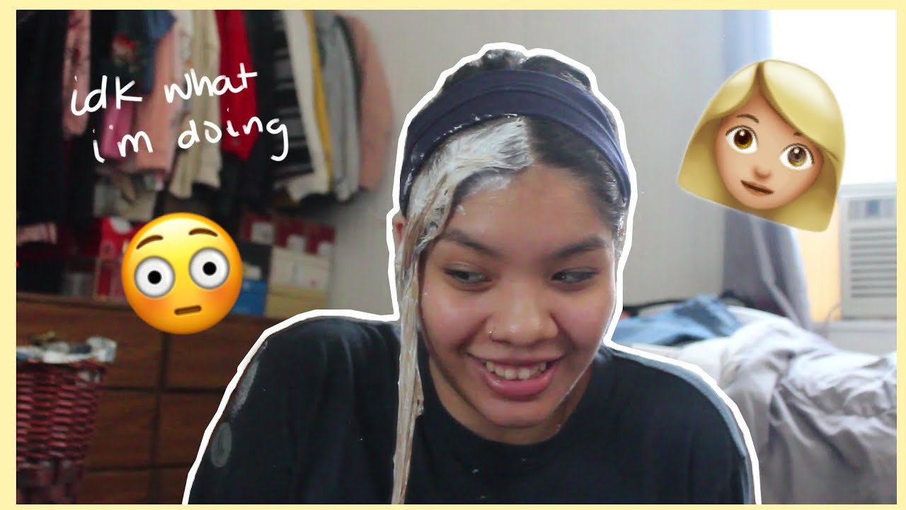 split-dye bangs!