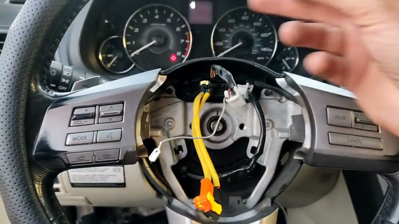 Subaru Outback 2009 Снятие и ремонт замка зажигания г.Тюмень