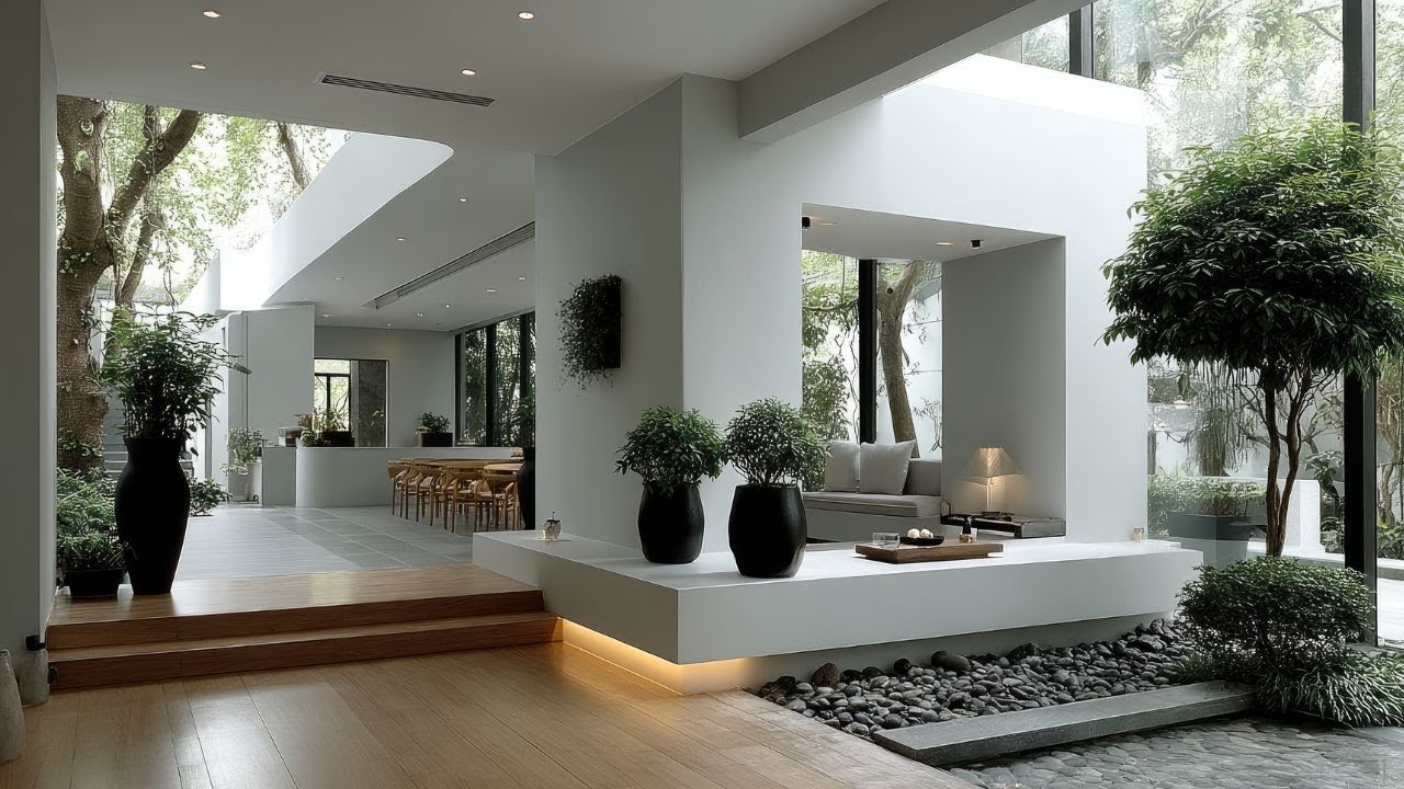 A Warm Minimalist Sanctuary | Timeless Modern Minimalist Home with Soft Natural Light
