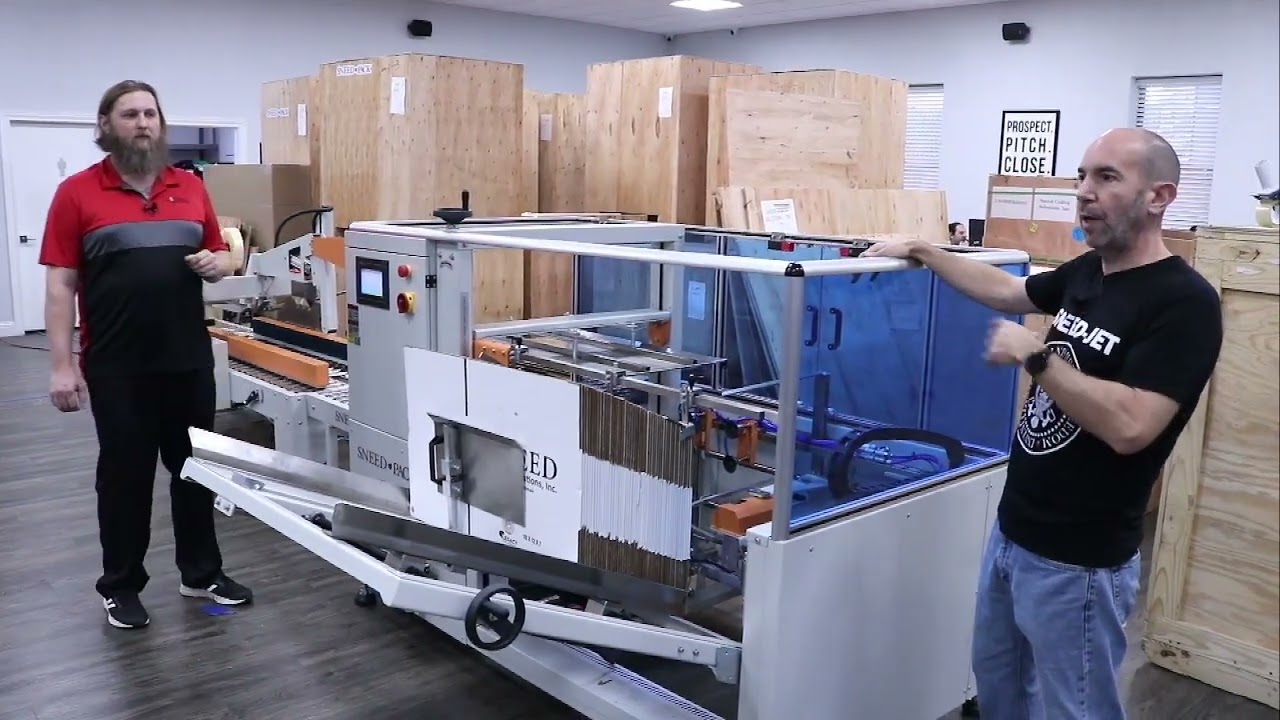 SNEED-CAST #5 - Live SNEED-PACK Case Erector & Sealer Demonstration