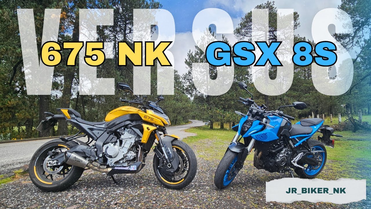 675 NK VS GSX 8S // ¿Es la 8S mejor que una MT 07? // Una verdadera Master of Torque