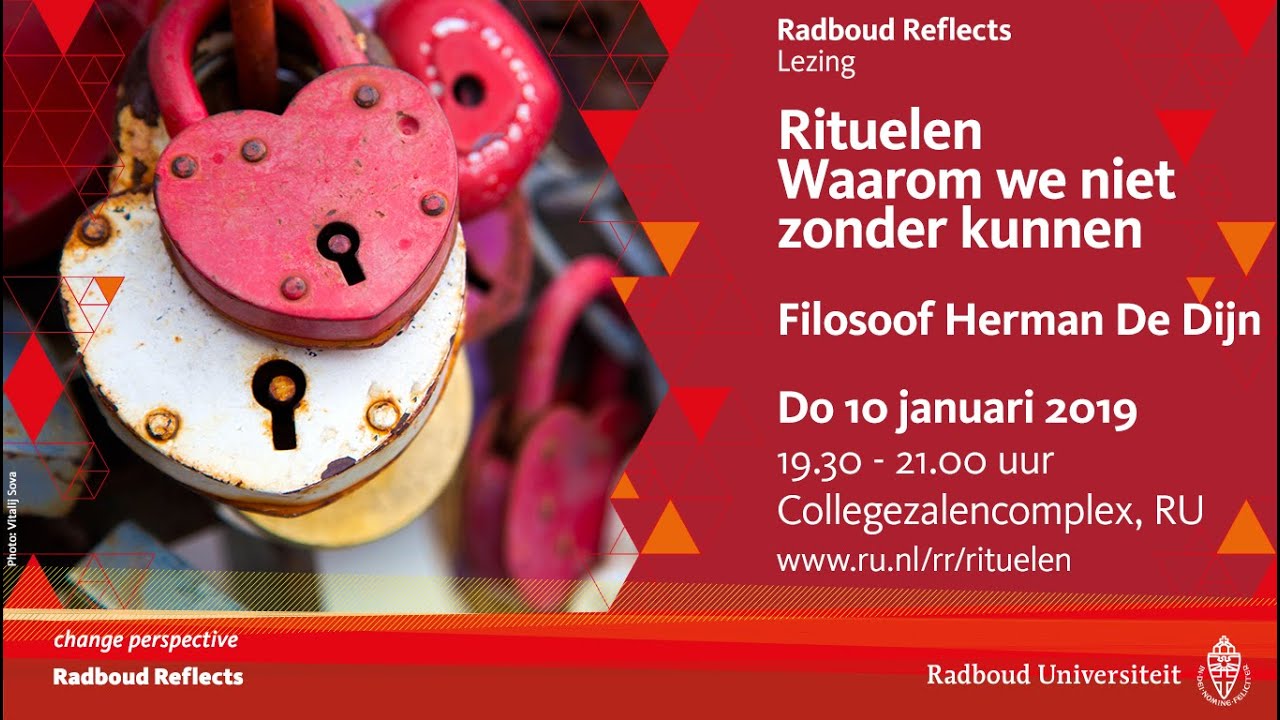 Rituelen. Waarom we niet zonder kunnen | Filosoof Herman De Dijn, filosoof