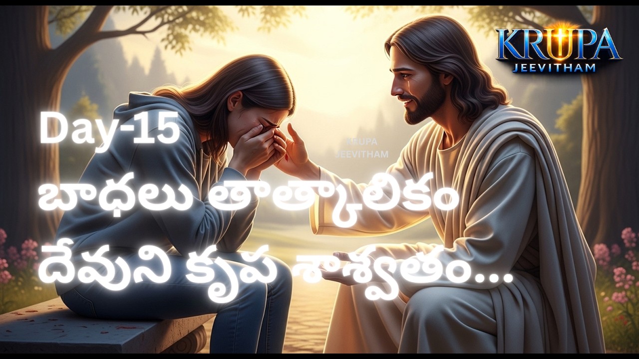 బాధలు తాత్కాలికం…దేవుని కృప శాశ్వతం#LentMessage#TeluguSermon #Bible#ChristianMotivation#FaithInGod