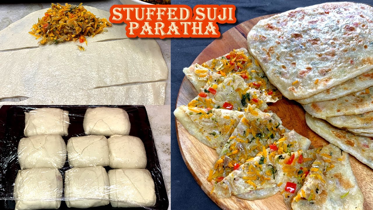 Suji Stuffed Paratha Perfect Healthy Breakfast | Suji Ka Paratha Recipe