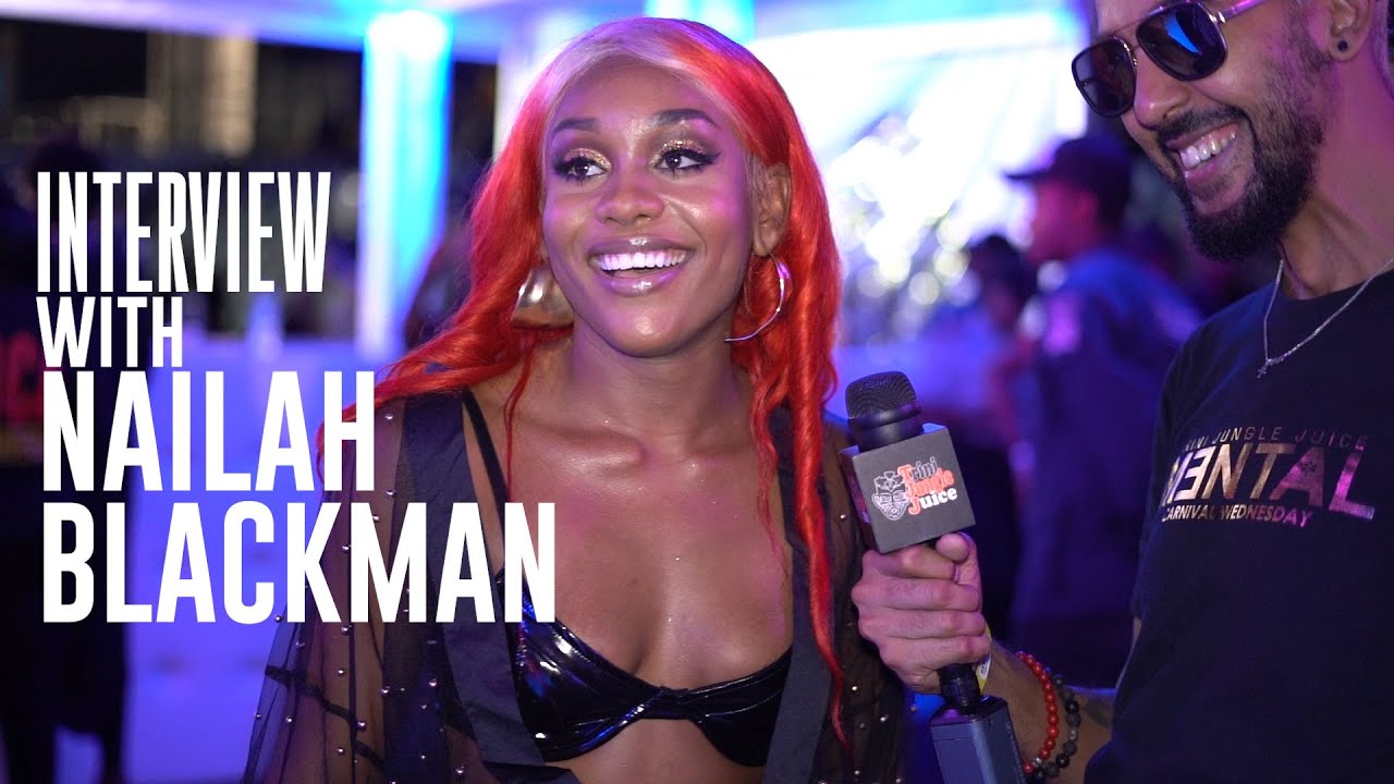 Nailah Blackman Interview with Trini Jungle Juice at Machel Monday (Trinidad Carnival 2019)