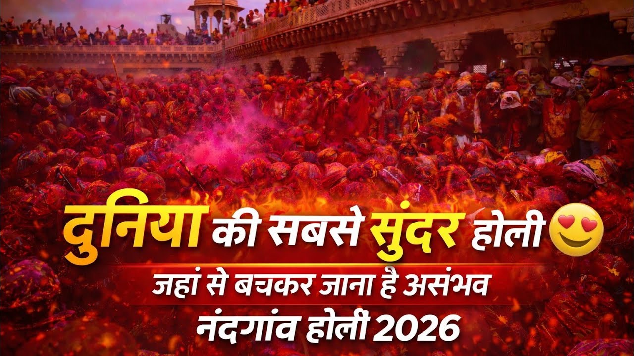 दुनिया की सबसे भयंकर होली ,, #holi #brajkiholi #barasana #nandgaon #vrindavanholi #radhakrishna 