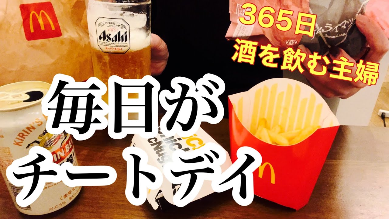【デブ活】毎日酒が飲みたりないアラフォー子育て主婦の6日間の記録。