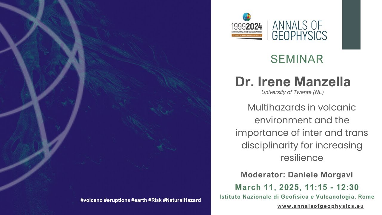 Seminario Annals of Geophysics - 11 Marzo