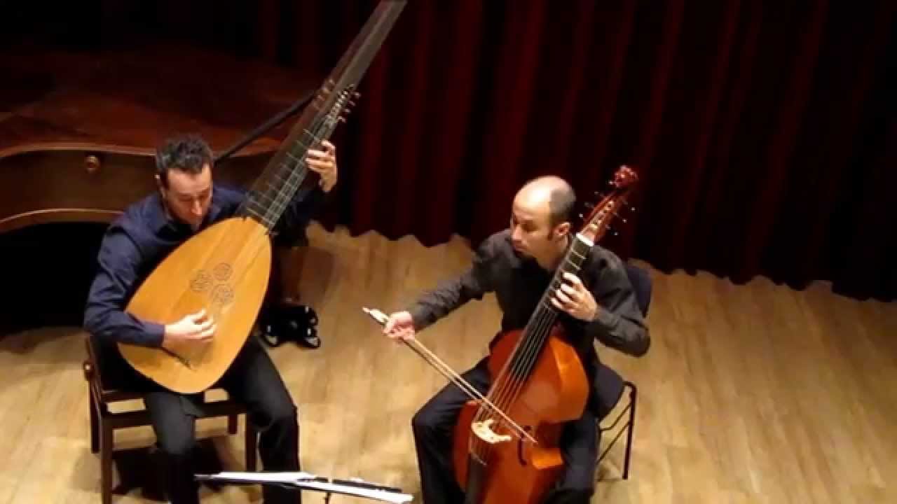 Marais 'Chaconne' - Robert Smith, viola da gamba & Israel Golani, theorbo
