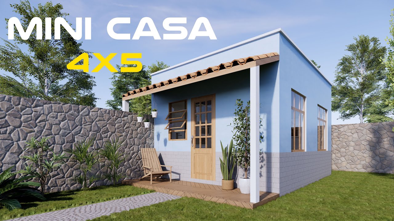&iquest;SE PUEDE CONTRUIR UNA CASA DE 4X5? | PROYECTO MINI CASA