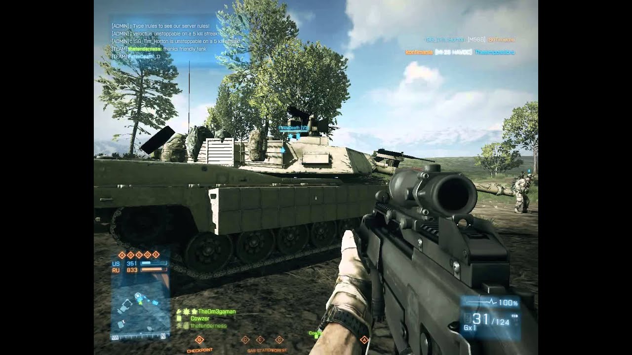 BF3 Friendly Morons Destroying Own Teams Jets