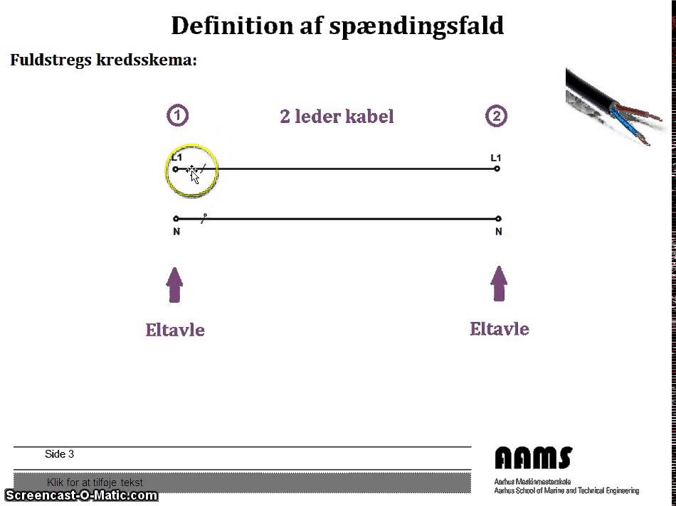 Spændingsfald (1/1)