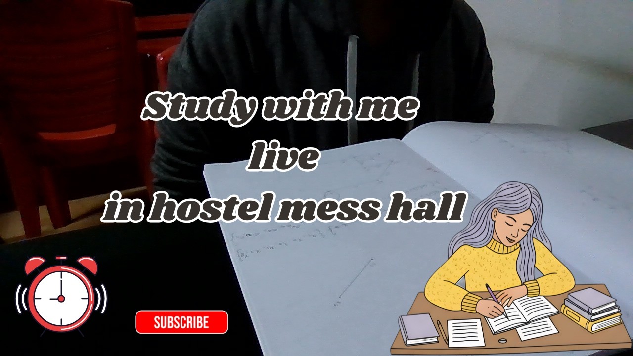 Study with me live for todays exam