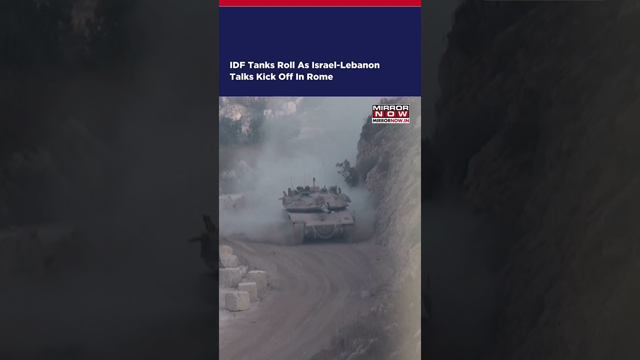 Israel-Lebanon Peace Talks Begin in Rome: IDF Tanks Hold Strategic Positions Across Southern Border