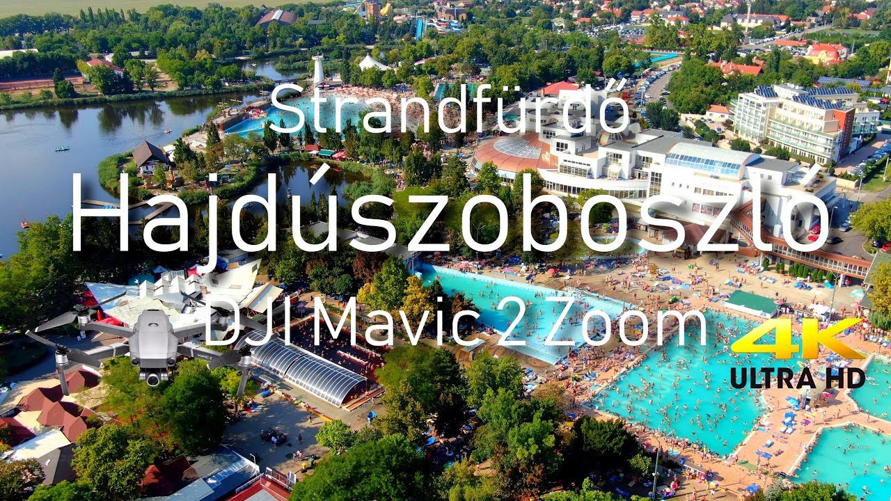 Strandfürdő - Hajdúszoboszló - 2019 Augusztus - DJI Mavic 2 Zoom 4K