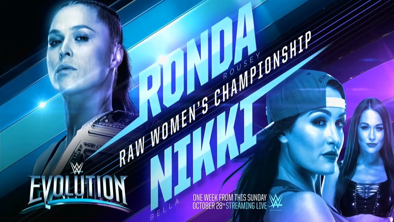 WWE Evolution Promo 2018 - Ronda Rousey vs Nikki Bella