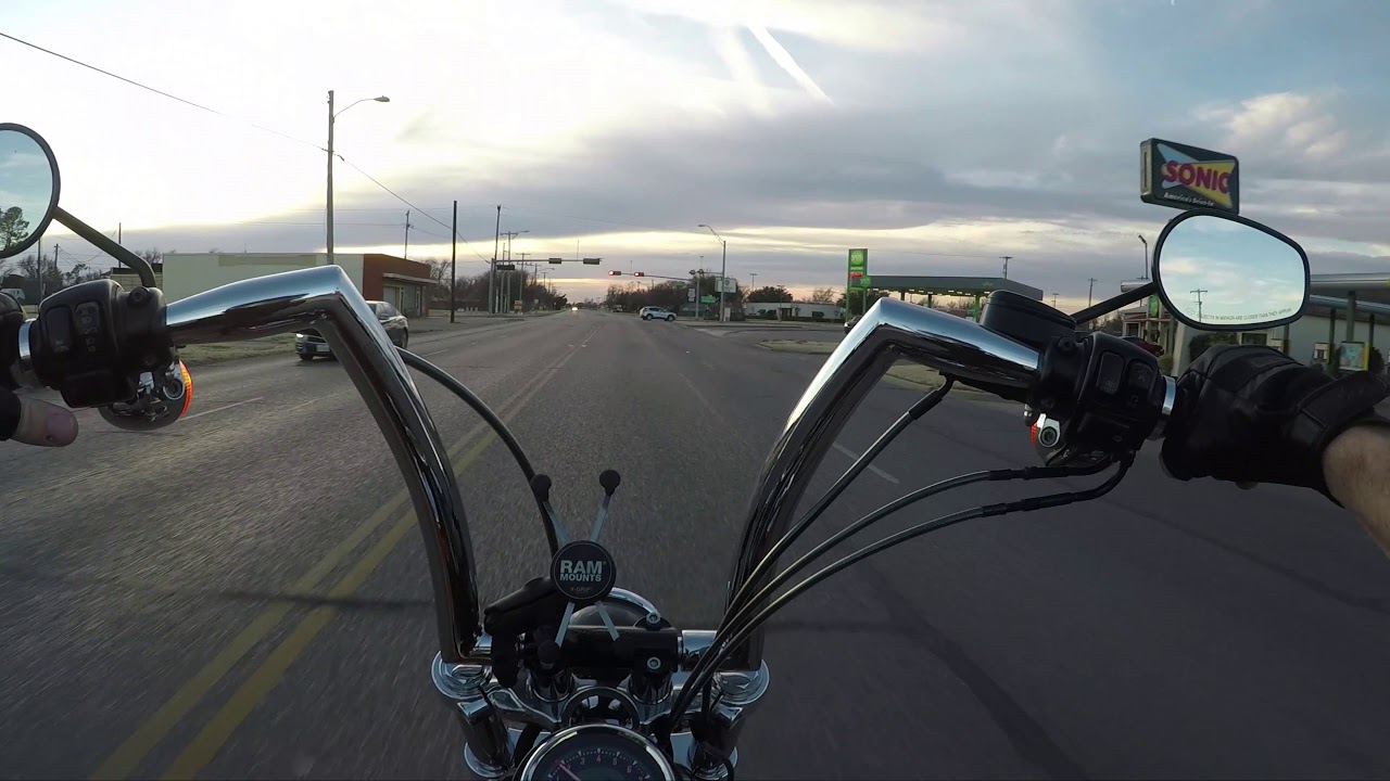 Riding home on Christmas, Mustang wide tripper impressions.