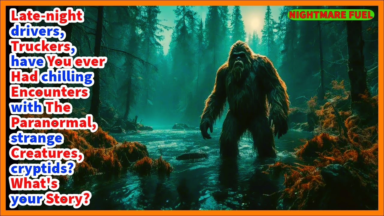 Drivers, truckers, Have you ever had scary, creepy encounters with paranormal, creatures, cryptids.