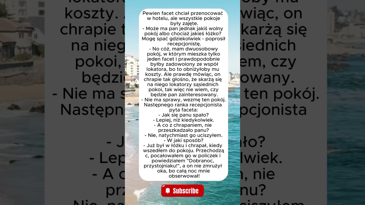 Spos&oacute;b na chrapiącego #dowcipy #kawały #humor #śmieszne #śmiech #komedia #śmiech #żarty #shorts