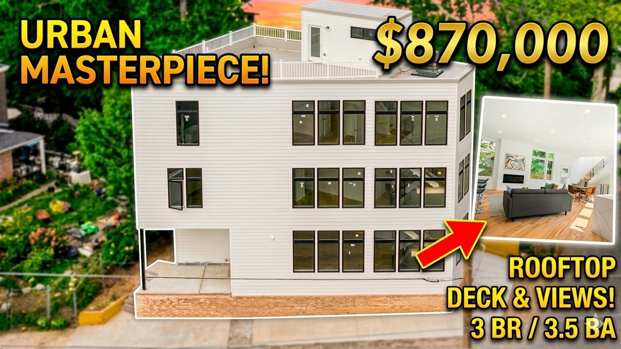 This $870K Philadelphia Townhome is Absolutely GORGEOUS | New Construction