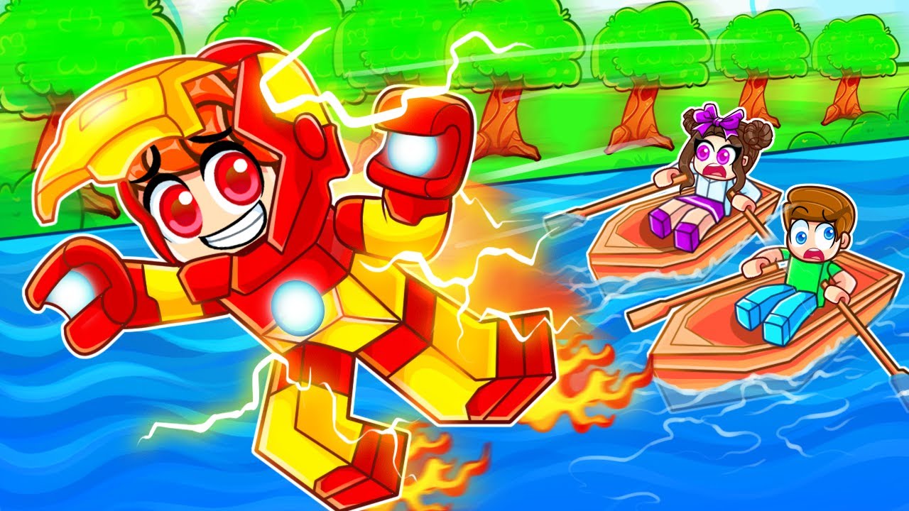 Ich Werde IRON MAN in Roblox Baue Ein Boot in Roblox!