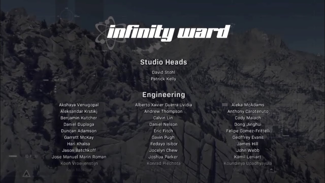 New Modern Warfare Campaign Credits FULL! 2019