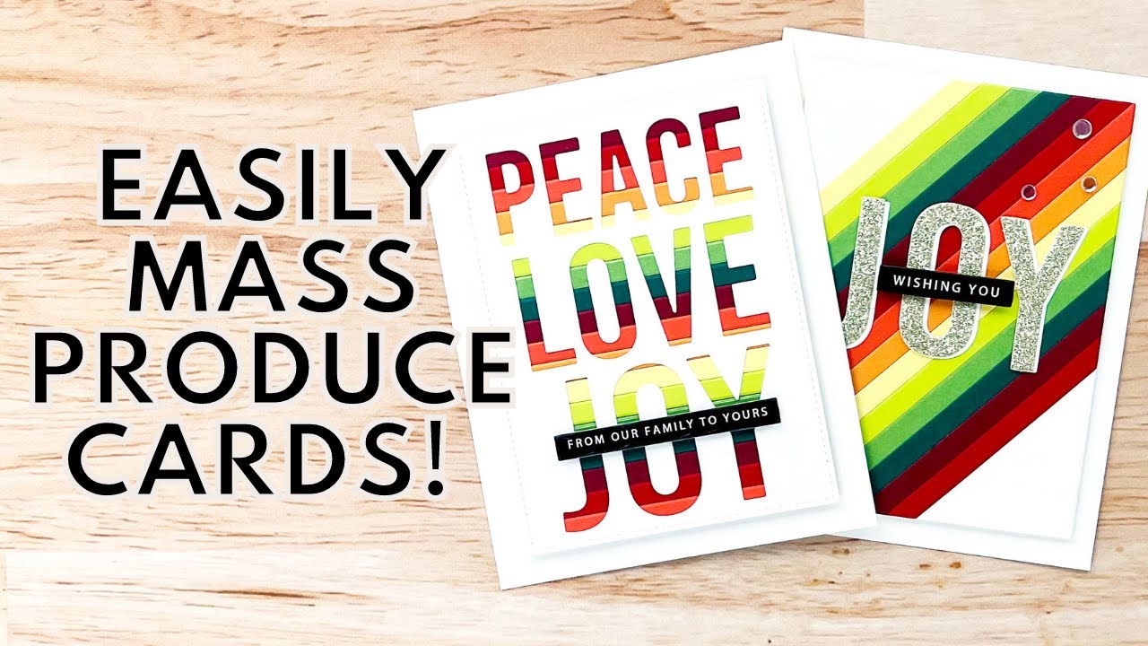 Quickly & Easily Mass Produce Cards featuring Gina K. Designs! An Ode to Laura Bassen