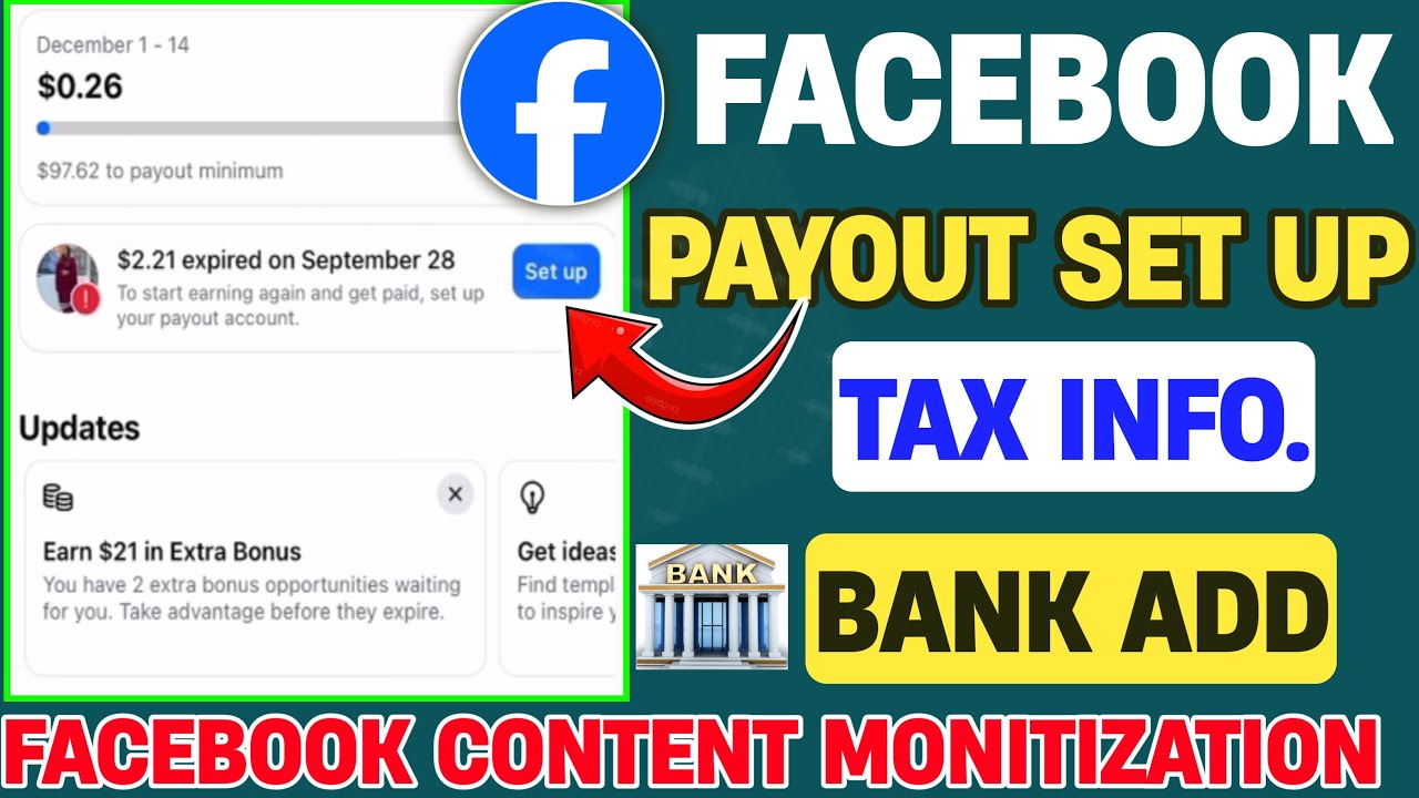 Facebook Payout Set Up [ Please Don't Do This 😭] Facebook Payout | Content Monitization Setup