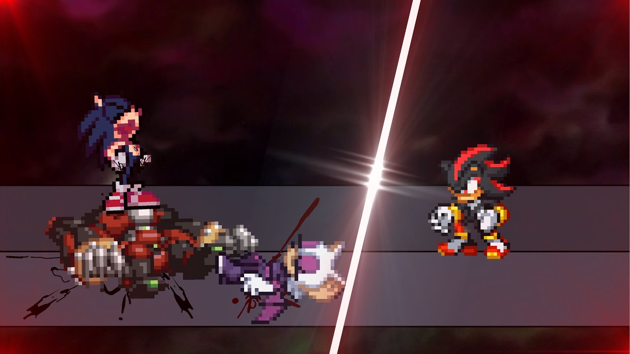 Nitro Sonic.EXE VS Team Dark | MUGEN