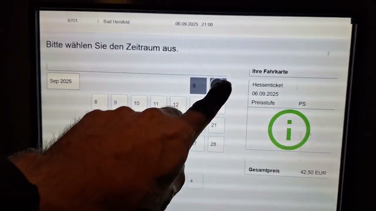Der neue Fahrkartenautomat im NVV (Teil 1)