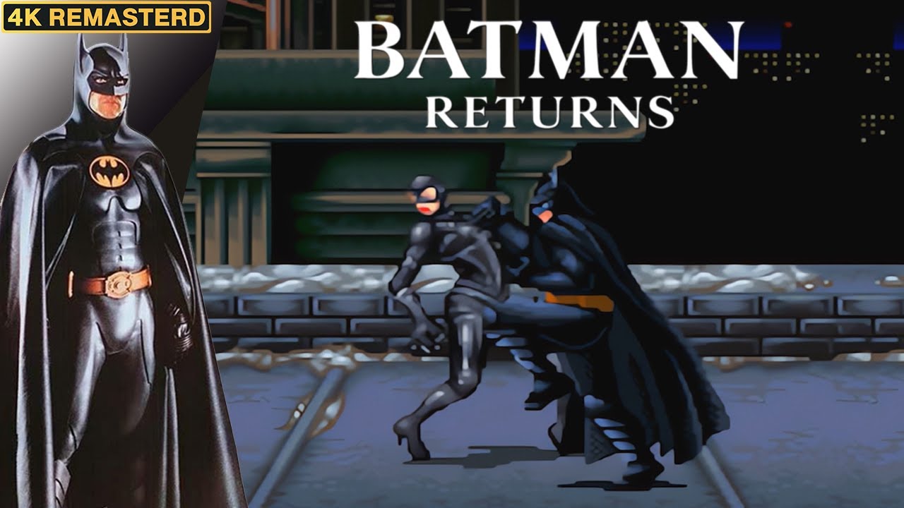 Batman Returns Longplay (SNES) [4K/Remastered/60FPS]
