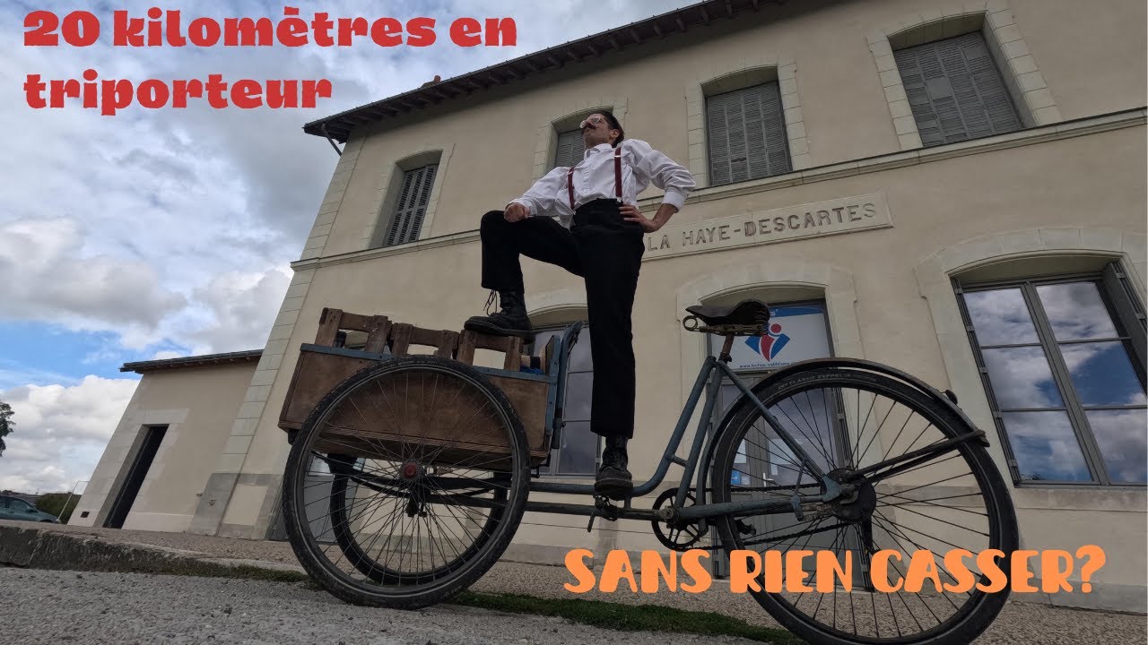 Je bouscule mon triporteur,  virée en vélo cargo d'un autre siecle