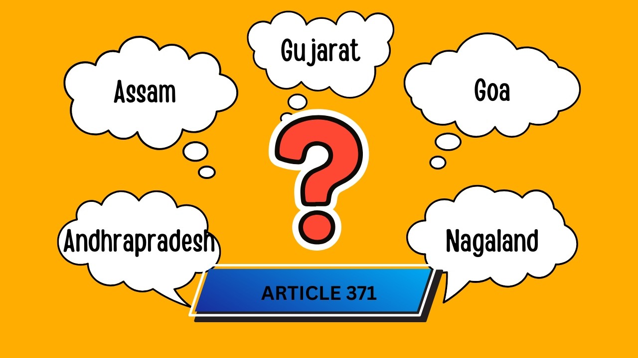 CDS PYQ ARTICLE 371 || Special provisions for the states||