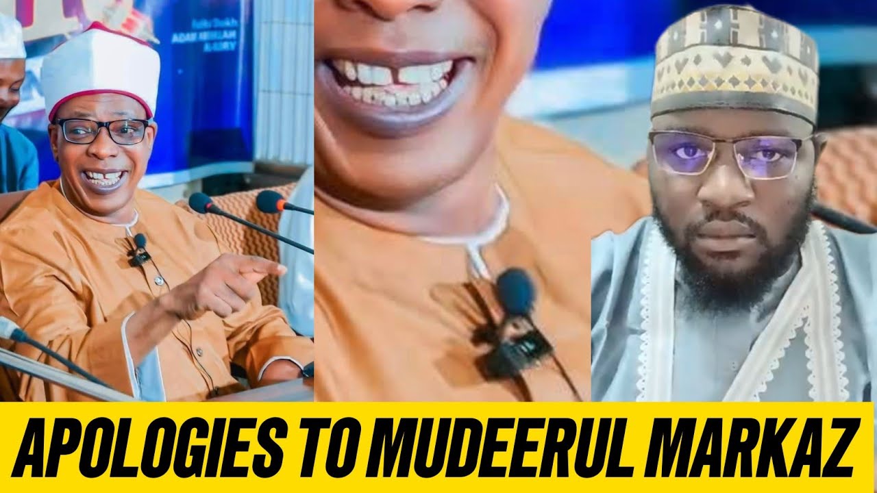 APOLOGIES TO MUDEERUL MARKAZ 
