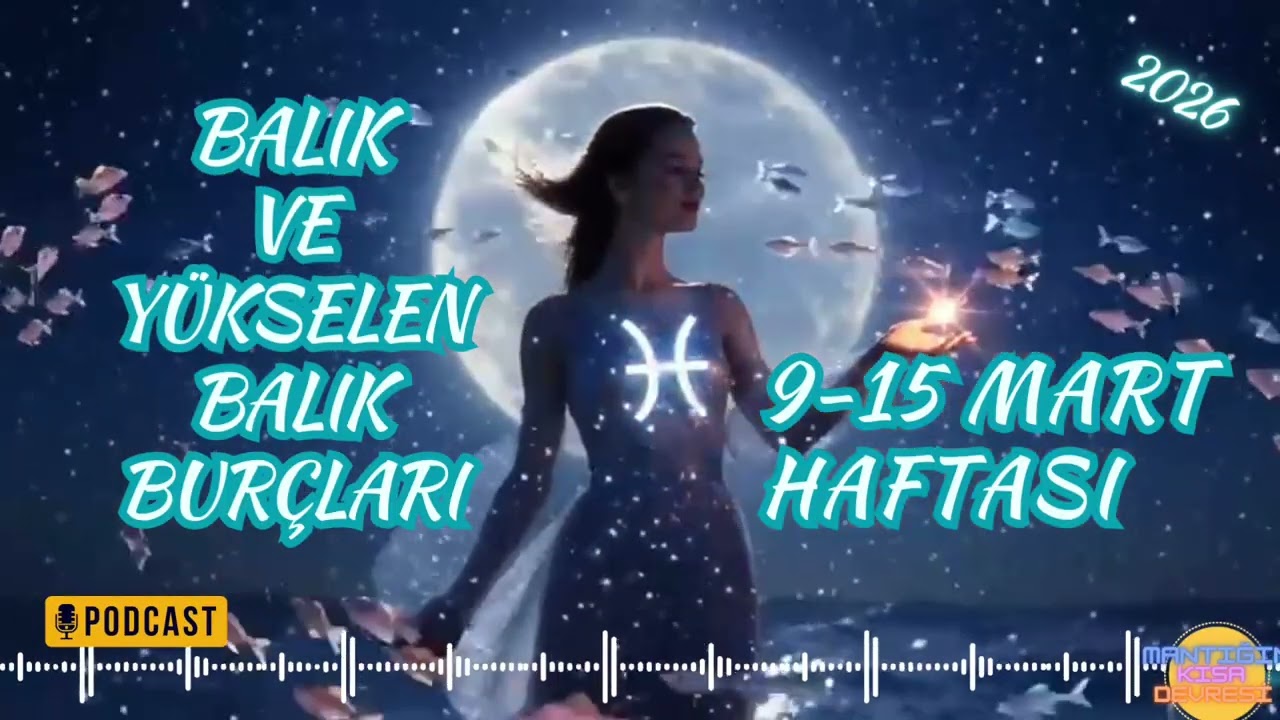 Balık & Yükselen Balık 9-15 Mart | Sınır Çizme Vakti: Hayatınızdan Kimleri Çıkarıyorsunuz? ♓️
