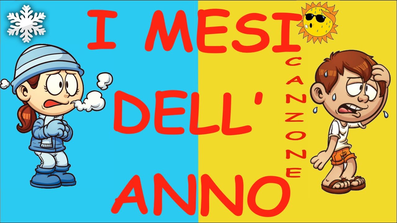 CANZONE-I MESI DELL'ANNO-di R. Giorgi-E. Storchi- speciale anno-con testo in descrizione-attività-
