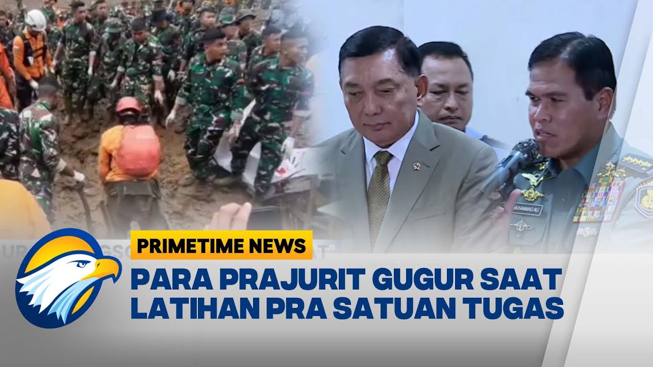 Jalani Latihan, 23 Marinir Gugur di Longsor Bandung Barat | Primetime News