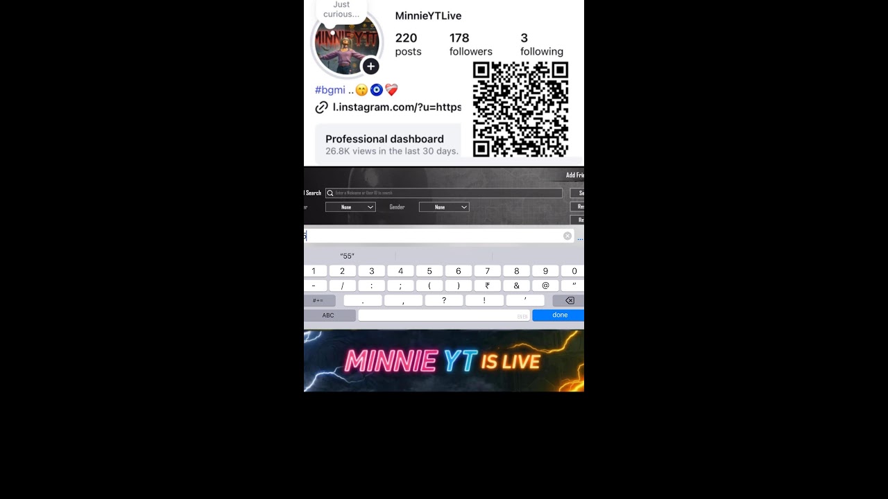 M4 16 +4 x room jaldi Aaja guys bgmi#minnieytlive#live#4 .2 update